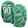 Camiseta de fútbol Portero Manga Larga Paris Saint-Germain 2023-24 Letellier 90 Primera Equipación - Hombre